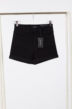 Load image into Gallery viewer, Black Denim Shorts
