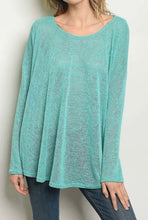 Load image into Gallery viewer, BOAT NECK LOOSE FIT SOLID TOP

