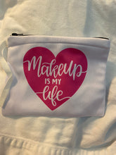 Load image into Gallery viewer, Wristlet/Make up bag
